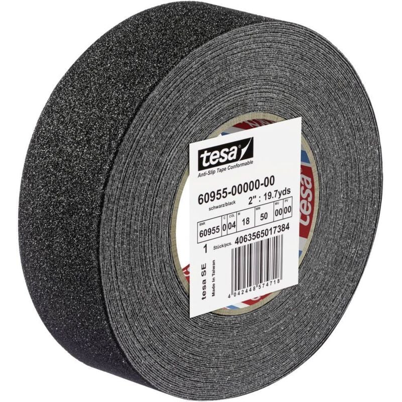foto del prodotto anti rutsch 60955 00000 02 nastro antiscivolo nero giallo l x l 18 m x 50 mm 1 pz. tesa