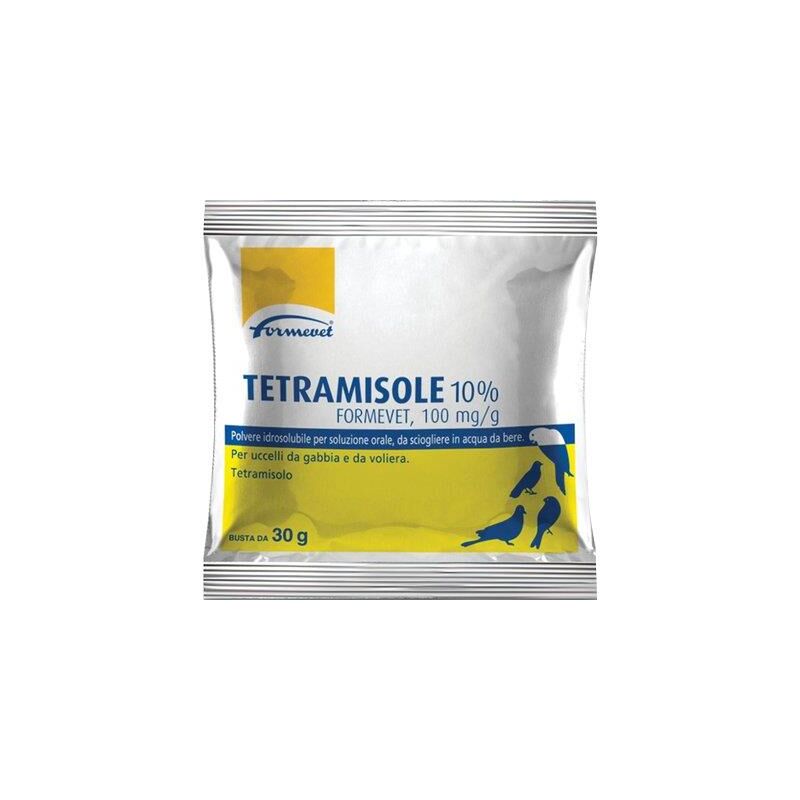 foto del prodotto antibiotico volatili tetramisole 10 formevet gr 30