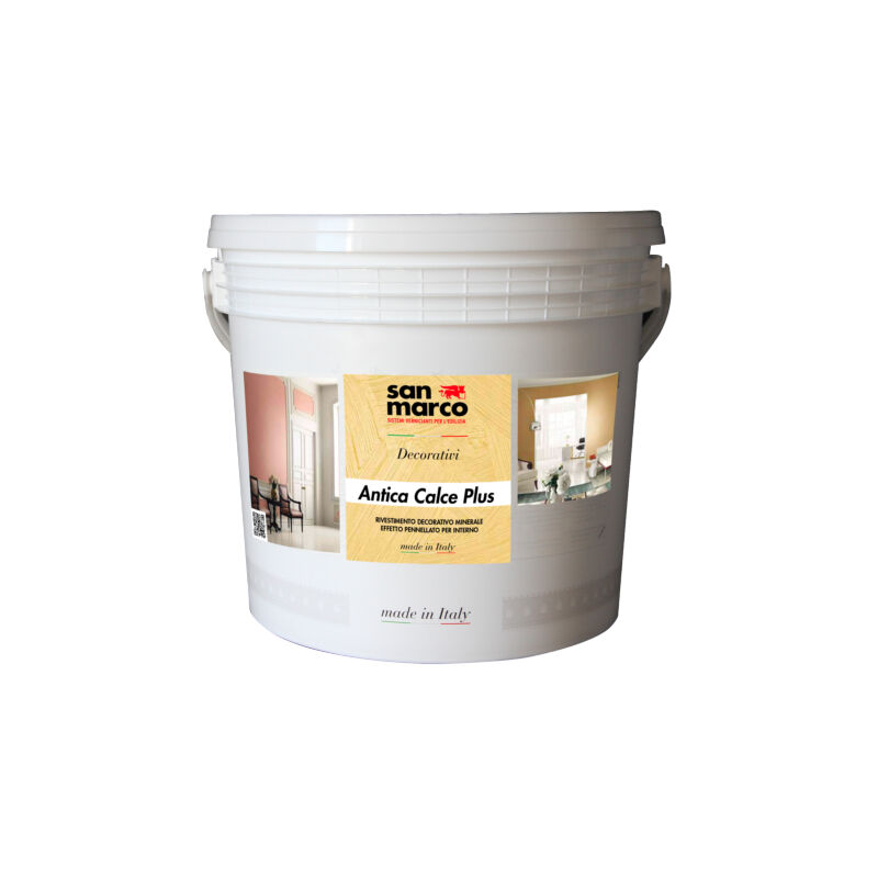 foto del prodotto antica calce plus rivestimento decorativo kg 25 bianco