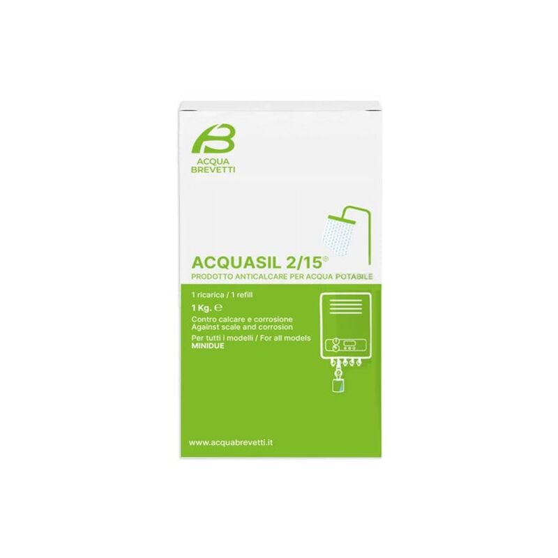 foto del prodotto anticorrosivo antincrostante acqua brevetti acquasil 2 15 1 sacca usa e getta da 1kg pc104