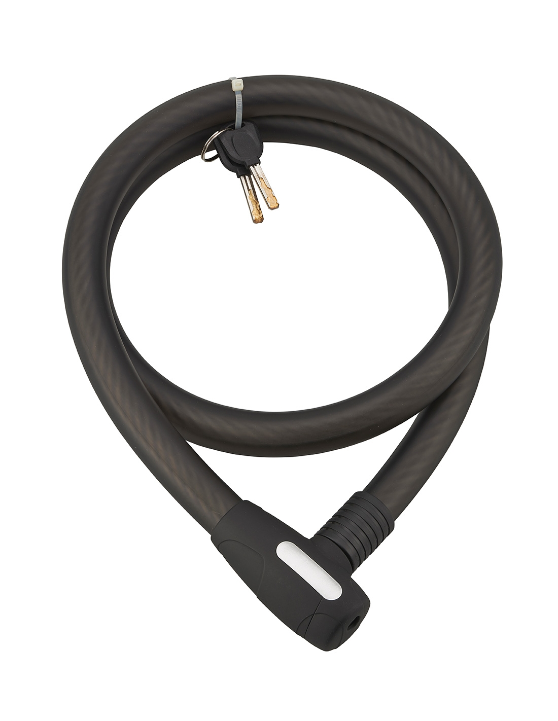 foto del prodotto antifurto a chiave stunt, cavo d 39 acciaio, bici, 25mmx1.5m, 2 chiavi, nero thirard