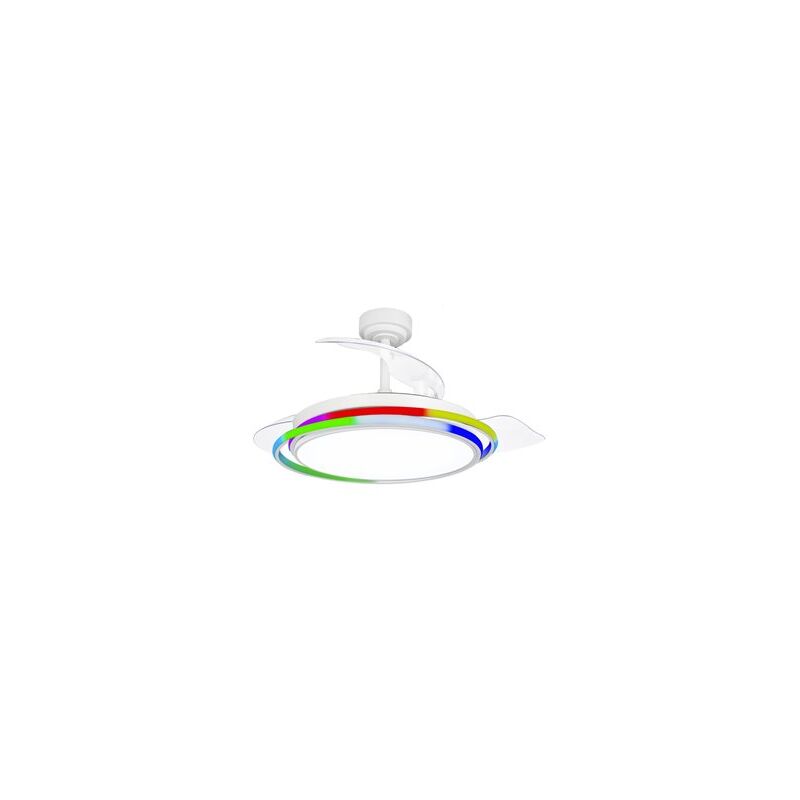 foto del prodotto antila rgb led bianco ventilatore 65w 6500lm cct dim