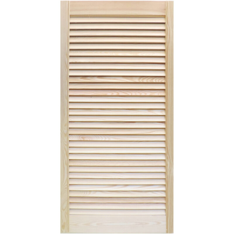 foto del prodotto antina persianata aperta legno pino naturale massello 355 x 606 h. mm onlywood