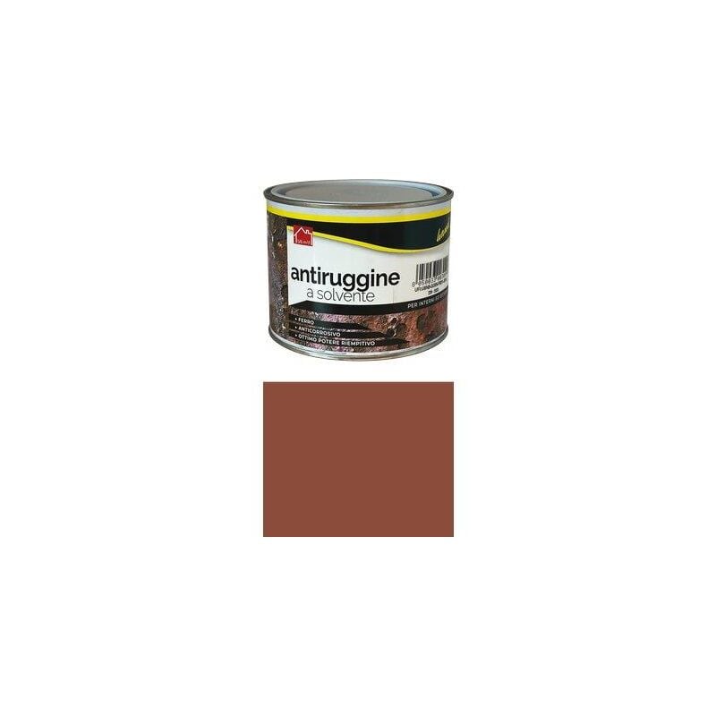 foto del prodotto antiruggine a solvente hand rosso ml 500