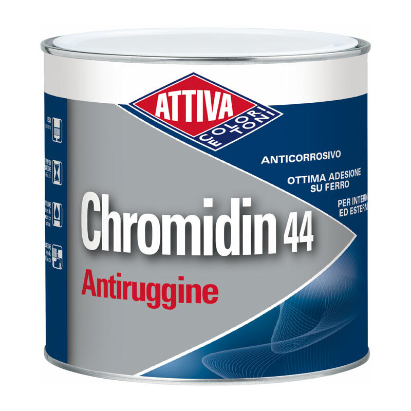 foto del prodotto antiruggine oleosintetica chromidin antir.44 grigio lt.0,50
