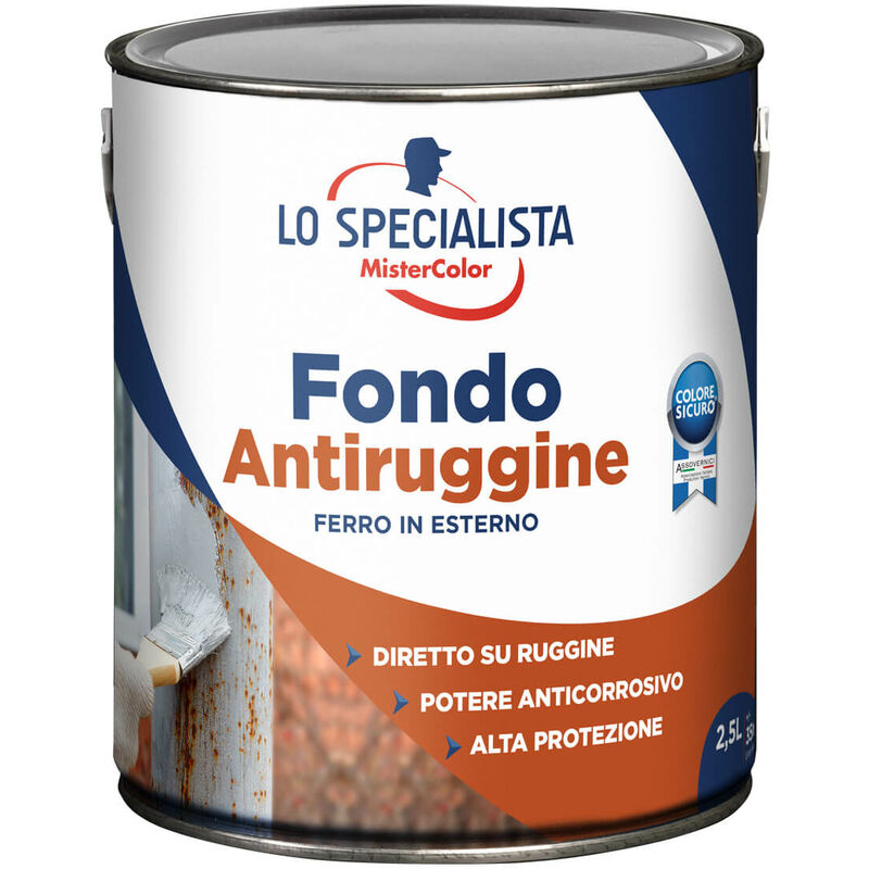 foto del prodotto antiruggine solvente grigio lt.2,5