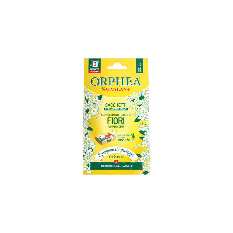 foto del prodotto antitarme salvalana cassetti armadi orphea fiori cf pz 3