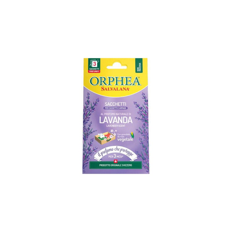 foto del prodotto antitarme salvalana cassetti armadi orphea lavanda cf pz 3