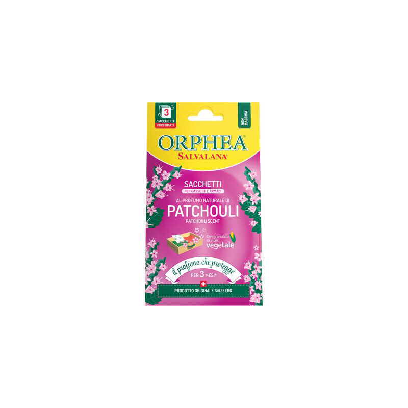 foto del prodotto antitarme salvalana cassetti armadi orphea patchouli cf pz 3