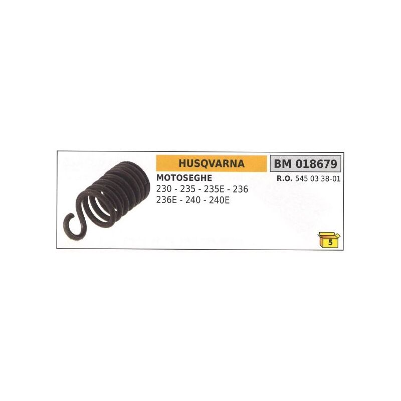 foto del prodotto antivibrante a molla husqvarna motosega 230 235 235e 236 236e 240 240e 018679