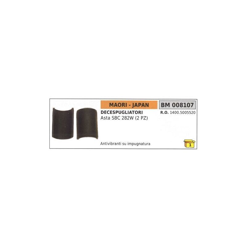 foto del prodotto antivibrante impugnatura asta maori decespugliatore asta sbc 282w 2 pz 008107