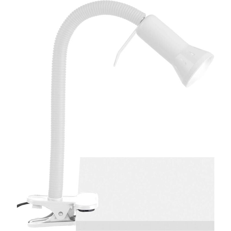foto del prodotto antony lampada con morsetto lampada a risparmio energetico e14 40 w bianco brilliant