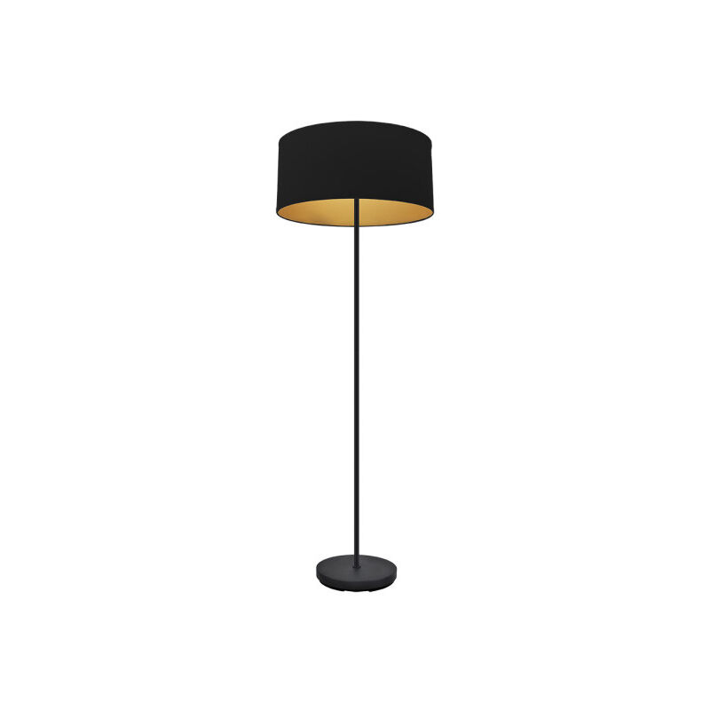 foto del prodotto anuska 1xe27 nero/nero-oro 162x40x40 cm piano soggiorno - fabrilamp