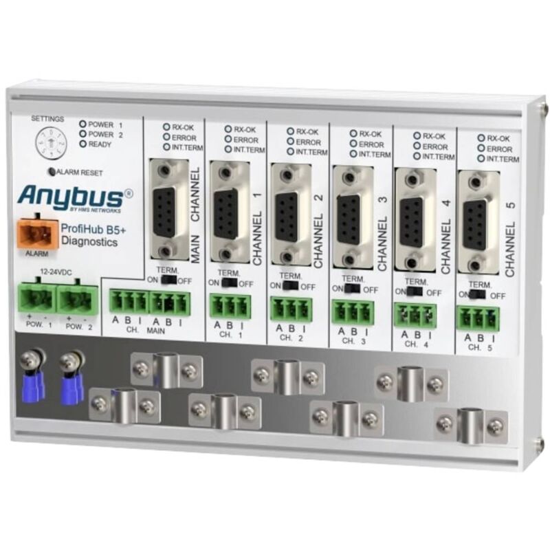 foto del prodotto anybus ripetitore profihub b5 r tensione di funzionamento 12 v dc, 24 v dc