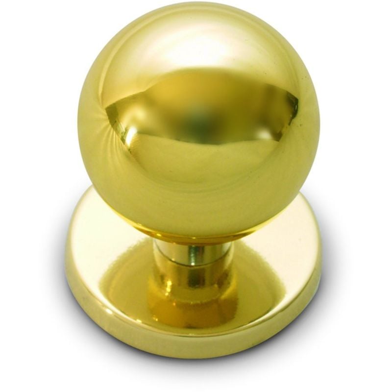 foto del prodotto anzapack 812460j pomello per porta d ingresso sfera di laton oro