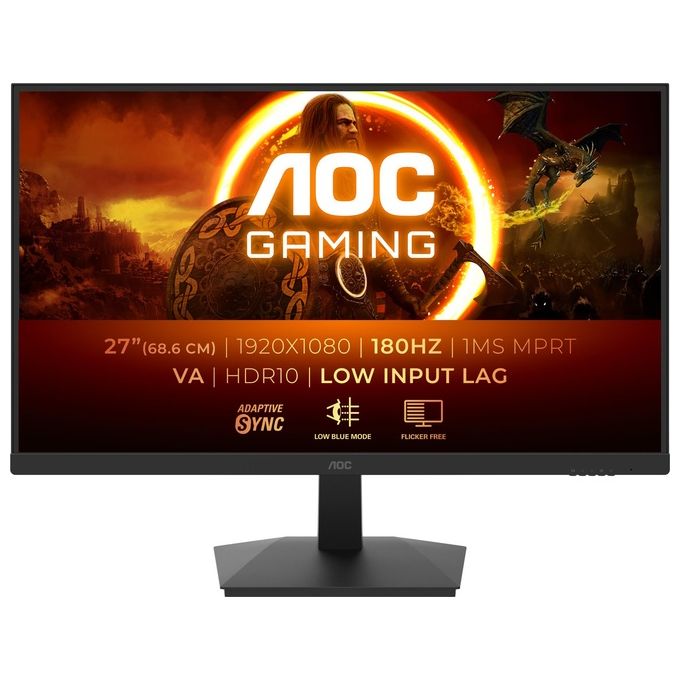 foto del prodotto aoc g1 27g15n2 monitor pc 27 1920x1080 pixel full hd lcd nero