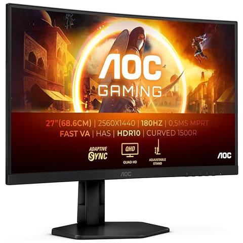 foto del prodotto aoc g4 cq27g4x monitor pc 68,6 cm 27 2560 x 1440 pixel quad hd lcd nero