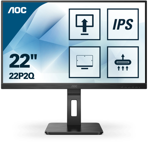 foto del prodotto aoc p2 22p2q led display 54,6 cm 21.5 1920 x 1080 pixel full hd nero