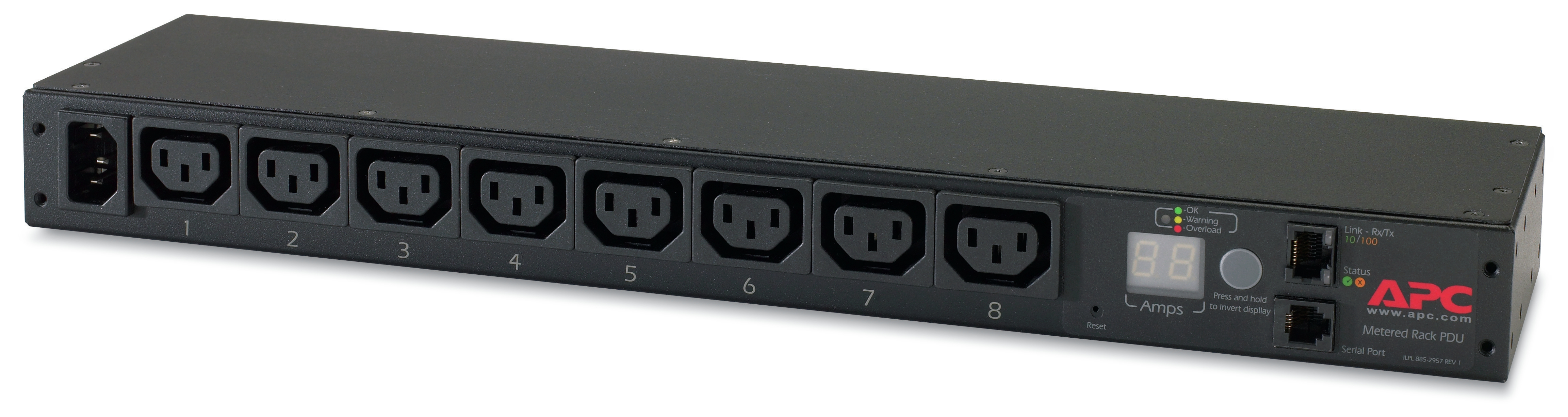 foto del prodotto apc ap7820b unit di distribuzione dell energia pdu 8 presa e ac 0u 1u nero