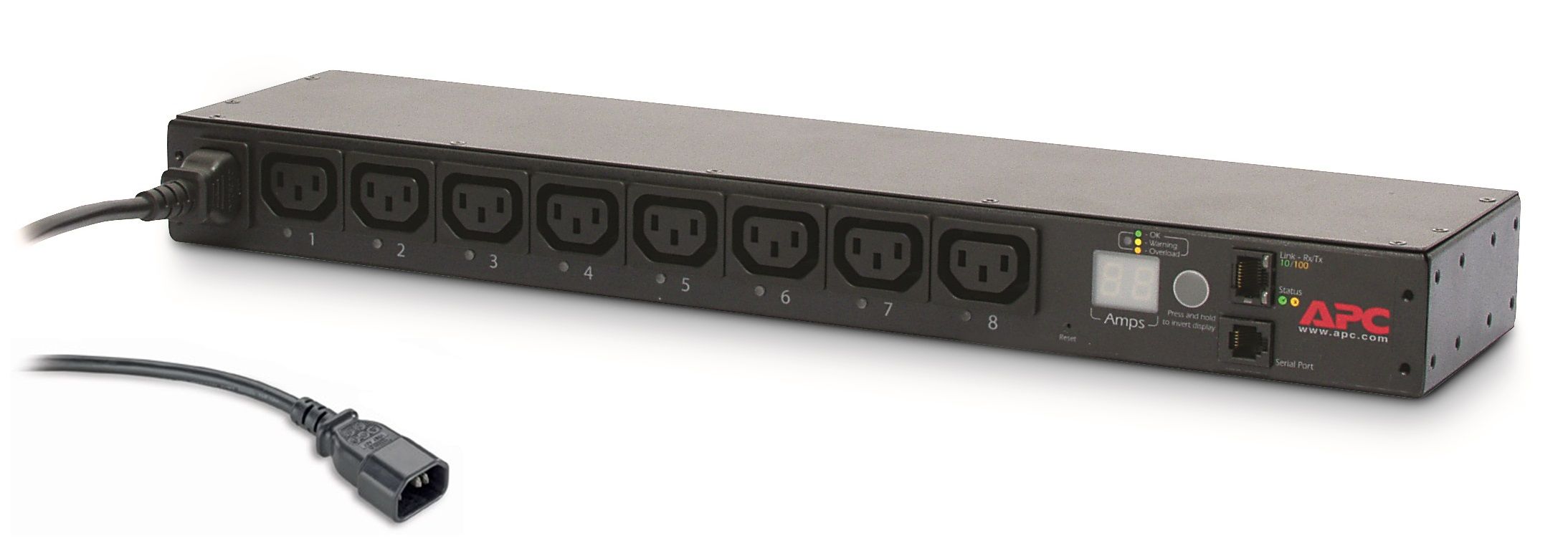 foto del prodotto apc ap7920b unit di distribuzione dell energia pdu 8 presa e ac 0u 1u nero