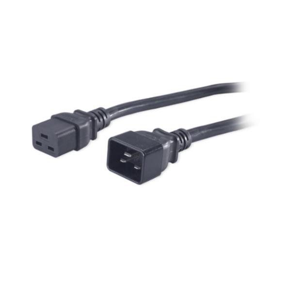 foto del prodotto apc ap9877 cavo di alimentazione nero 1,98 m accoppiatore c19 accoppiatore c20