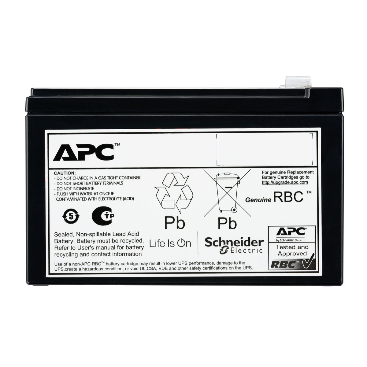 foto del prodotto apc apcrbcv204 batteria ups 48 v 9 ah
