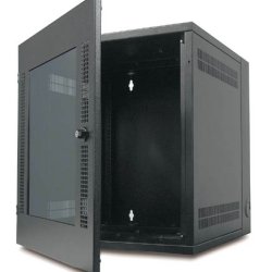 foto del prodotto apc netshelter wx wall mount enclosure 13u glass door black da parete nero