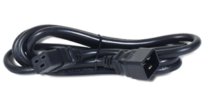foto del prodotto apc pwr cord c19 c20, 4.5 m nero 4,57 m accoppiatore c19 accoppiatore c20