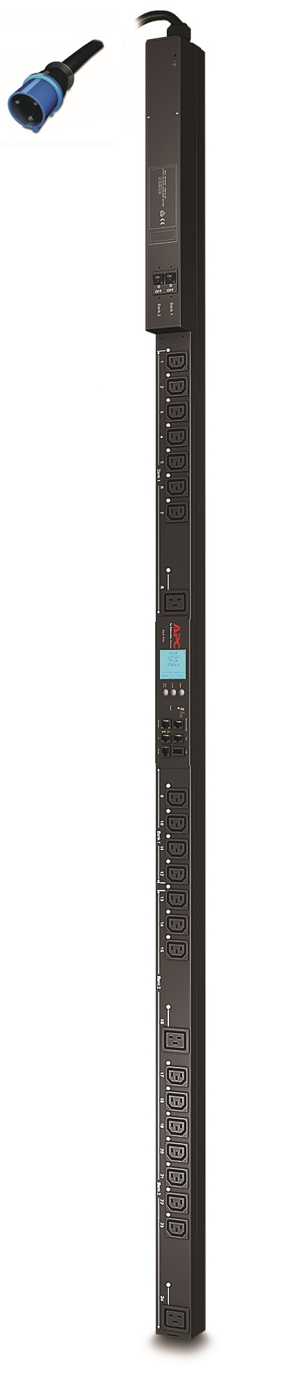foto del prodotto apc switched rack pdu unit di distribuzione dell energia pdu 24 presa e ac 0u nero