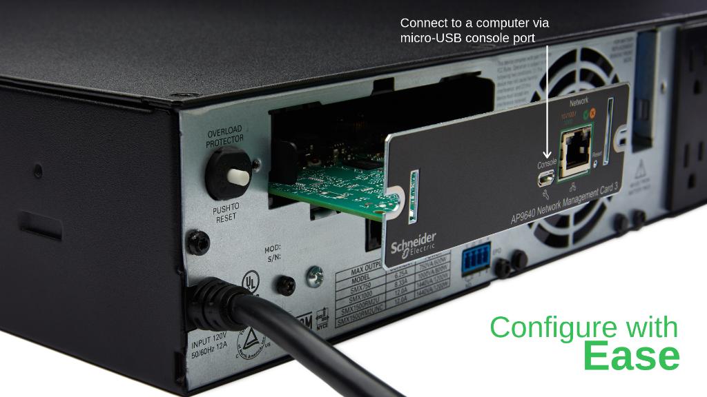 foto del prodotto apc ups network management card