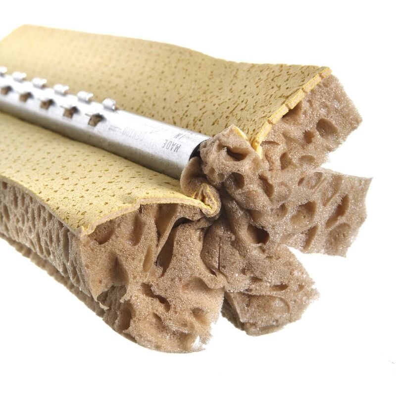 foto del prodotto apex squizzo 5lame ricambio spugna 25cm per lavapavimenti, beige, 25 x 9 x 6 cm, 100 unit 