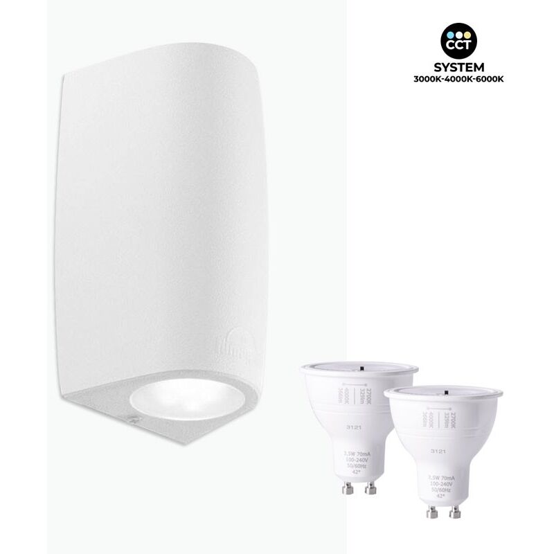 foto del prodotto aplique de pared led up down fumagalli marta gu10 3,5w