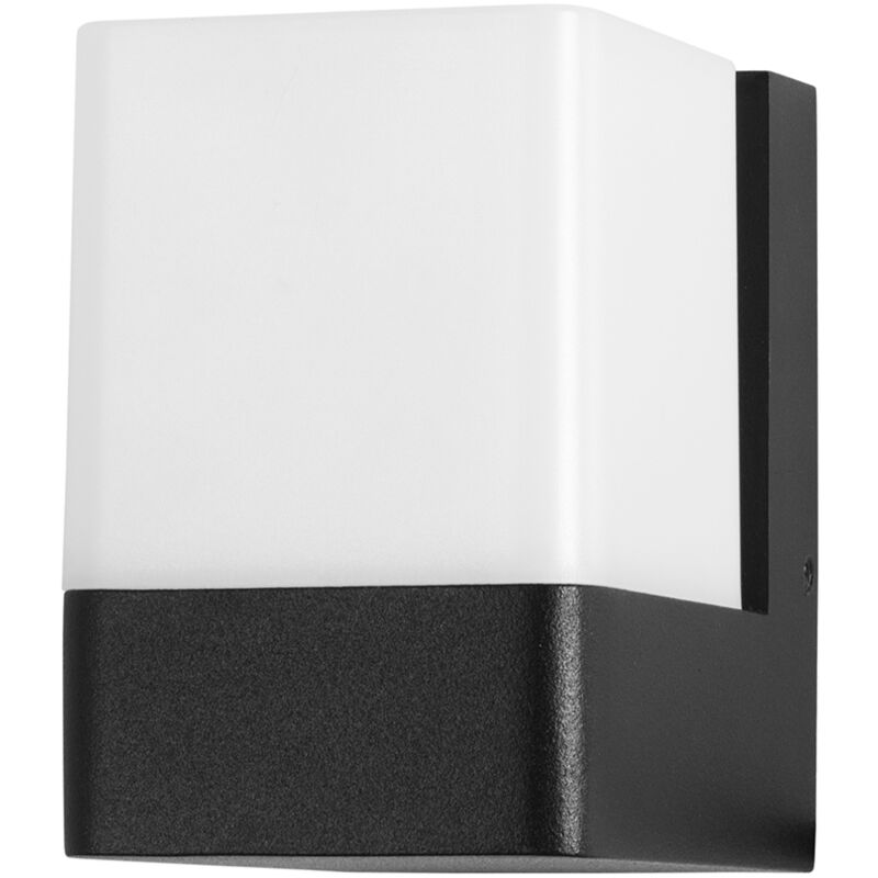 foto del prodotto aplique exterior ip44 led 9.4w blanco neutro 4000k negro para jard n, terraza