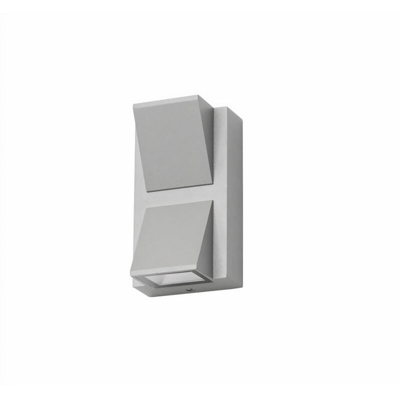 foto del prodotto aplique ip54 loyd double emission led 4,1w 3000k gris 155lm