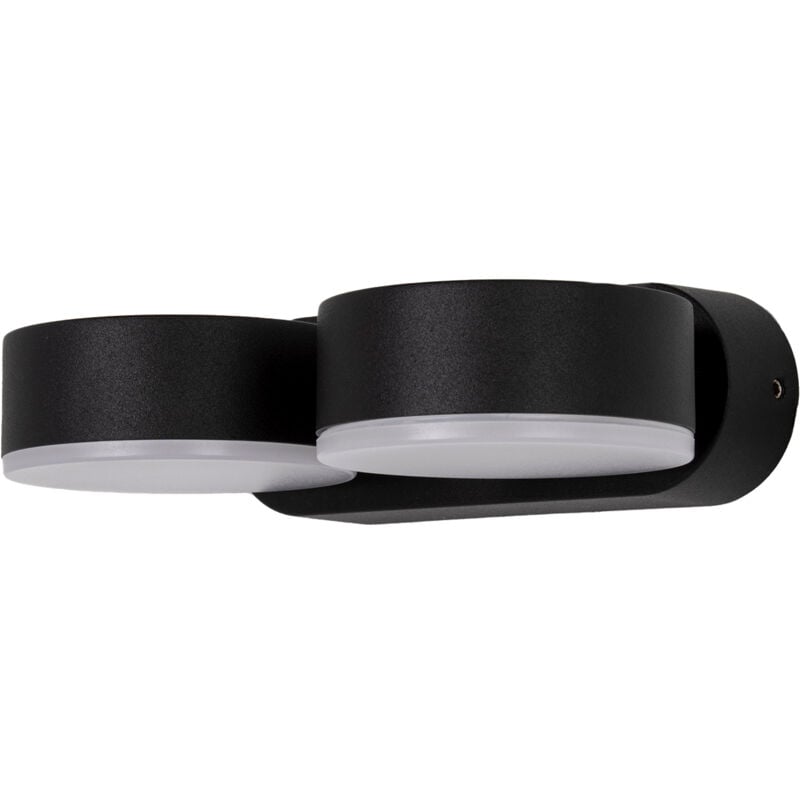 foto del prodotto aplique led pale 21w ip54 blanco neutro 4000k, regulable on off, acabado gris urbano
