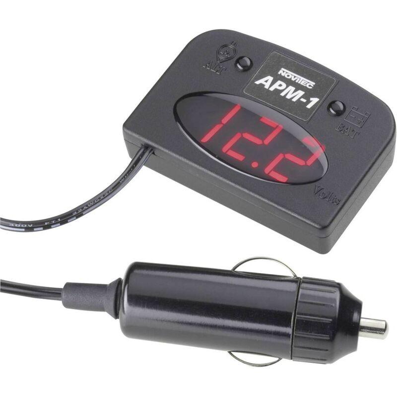 foto del prodotto apm 1 voltmetro per auto 12 v novitec