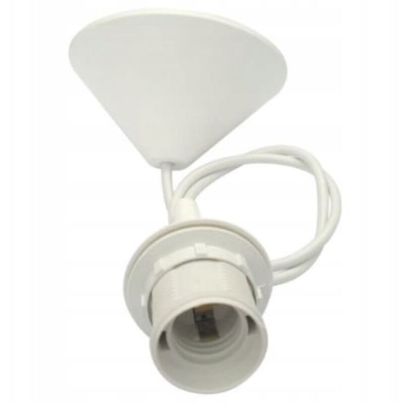 foto del prodotto apparecchio da soffitto per lampadina e27, portalampada e27 con cavo