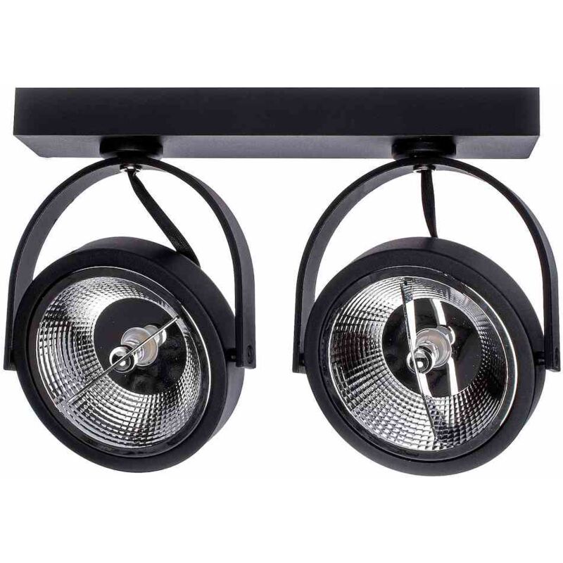 foto del prodotto apparecchio da superficie lugar nero 2xar111 gu10