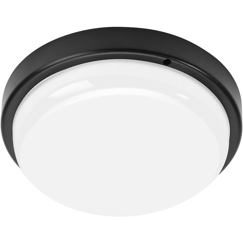 foto del prodotto apparecchio di illuminazione a canale circolare davo 18w 4000k ip64 nero