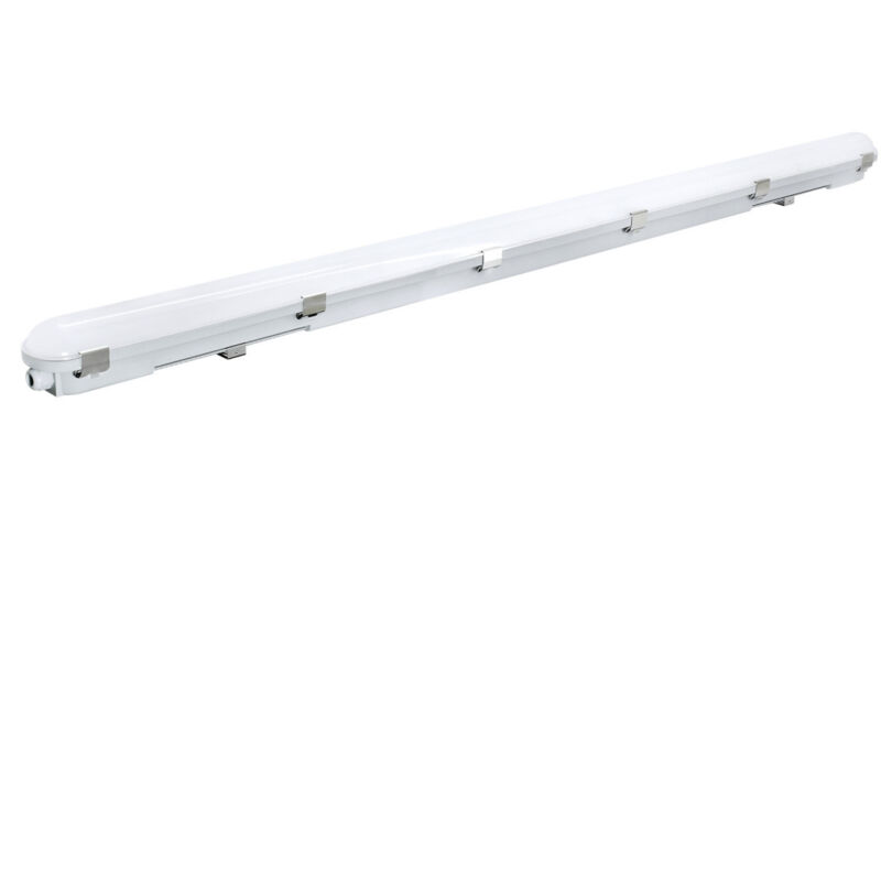 foto del prodotto apparecchio ermetico alwir 3 led 46w 7800lm 4000k ip66 grigio 1465x75x73mm