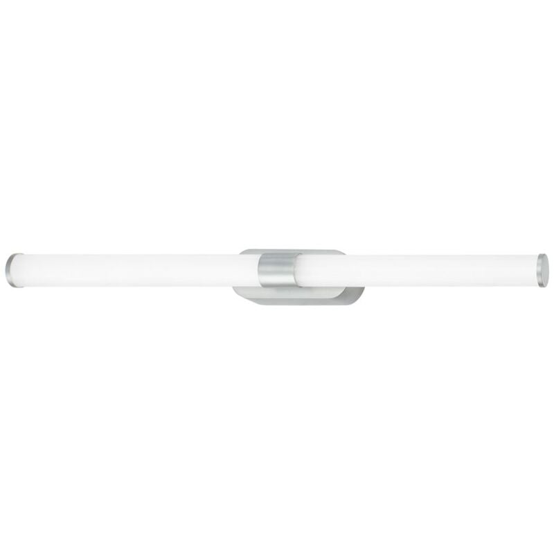 foto del prodotto apparecchio led a specchio per bagno, lampada a specchio per bagno, ip44, colore luce bianca neutra, 8w, cromo opaco, 60 cm. briloner
