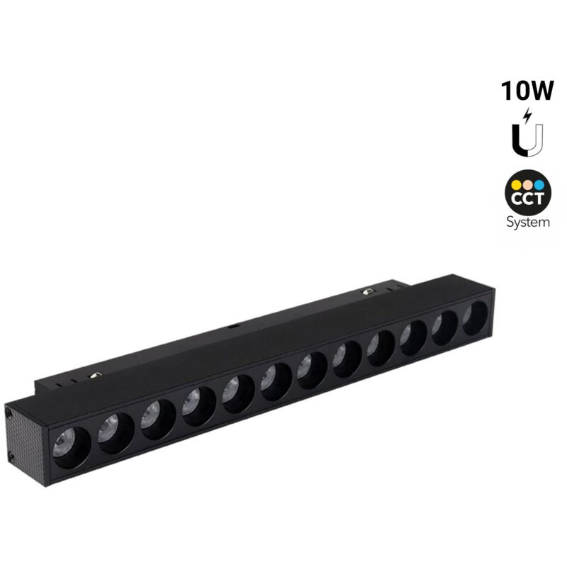 foto del prodotto apparecchio lineare a binario magnetico cct 10w ugr18 mi