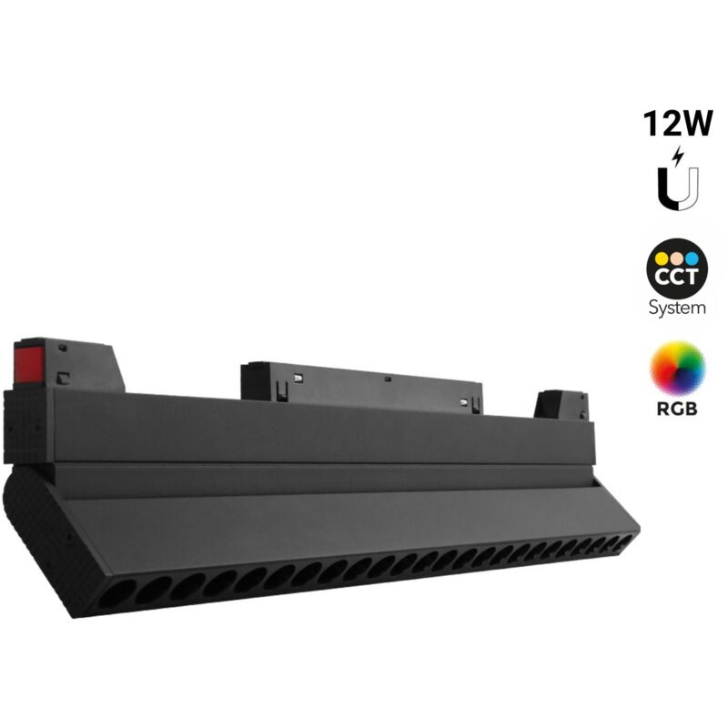 foto del prodotto apparecchio lineare orientabile a binario magnetico rgb + cct -