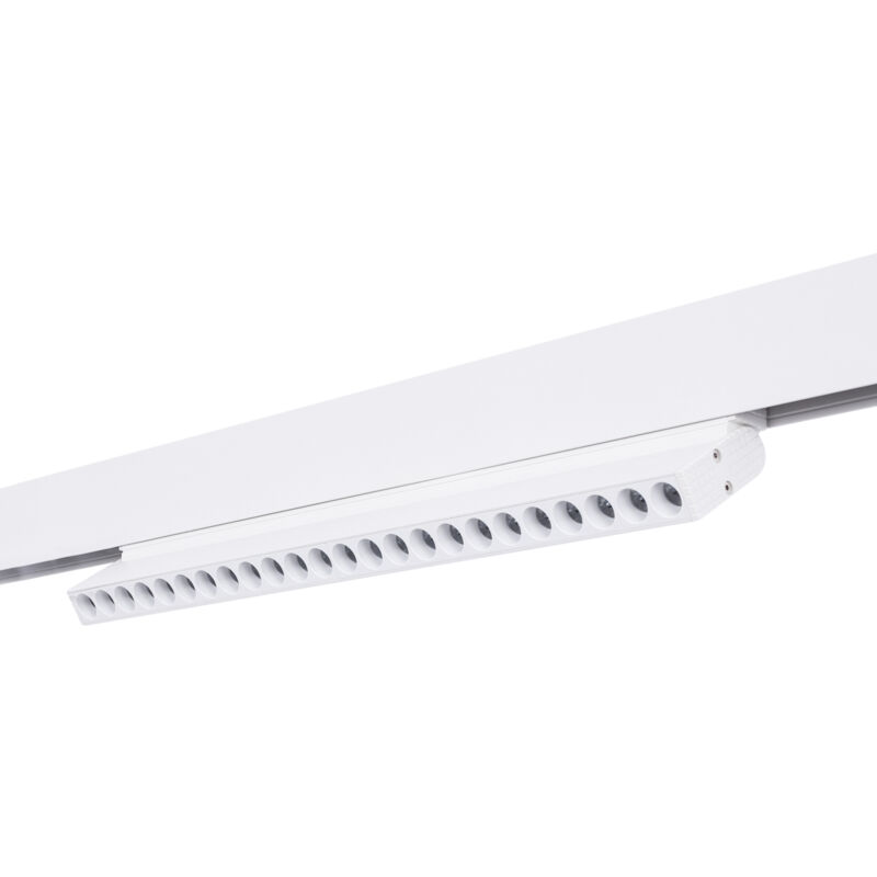 foto del prodotto apparecchio lineare orientabile cct a binario magnetico 20w 