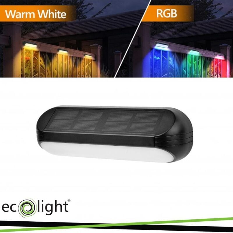 foto del prodotto apparecchio solare rgb ww ip65 600mah