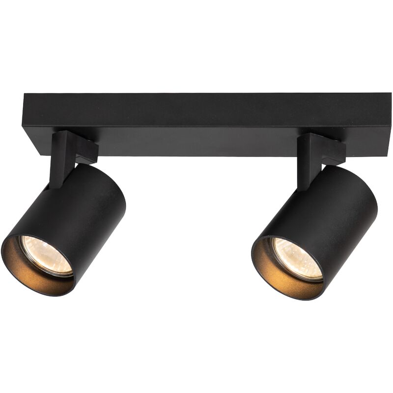 foto del prodotto apparecchio volf spot nero 2xgu10