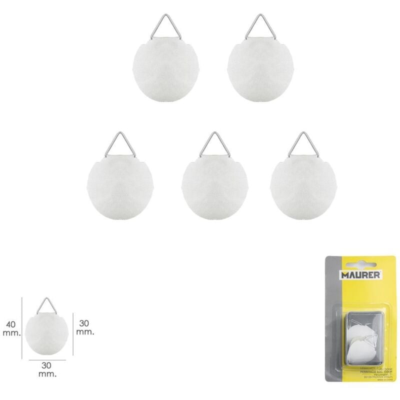 foto del prodotto appendere quadri in tessuto blister 5 pezzi