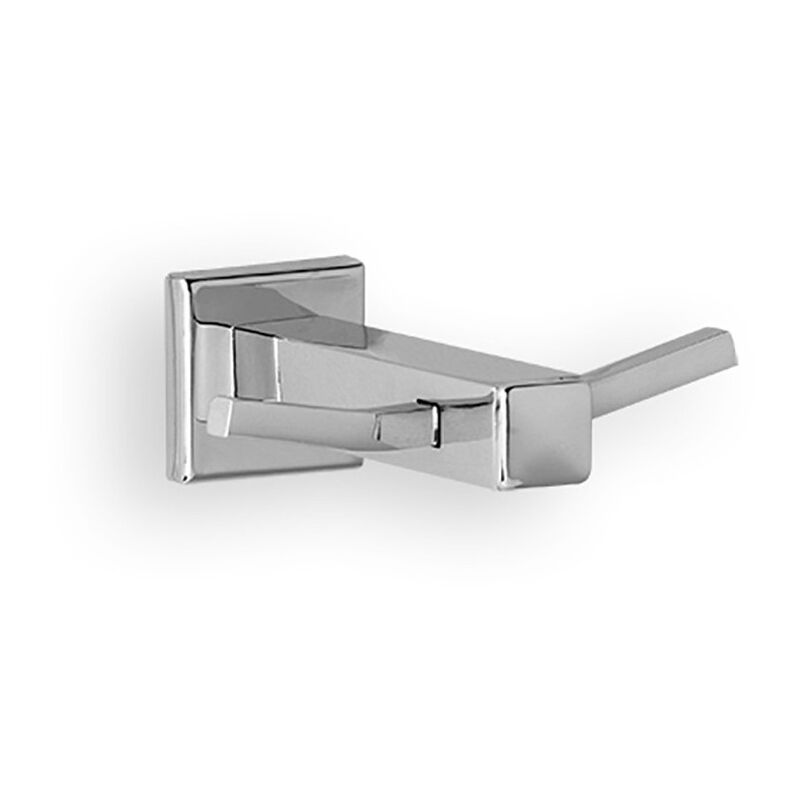 foto del prodotto appendi abiti da bagno linea cuba in ottone cromato accessori bagno