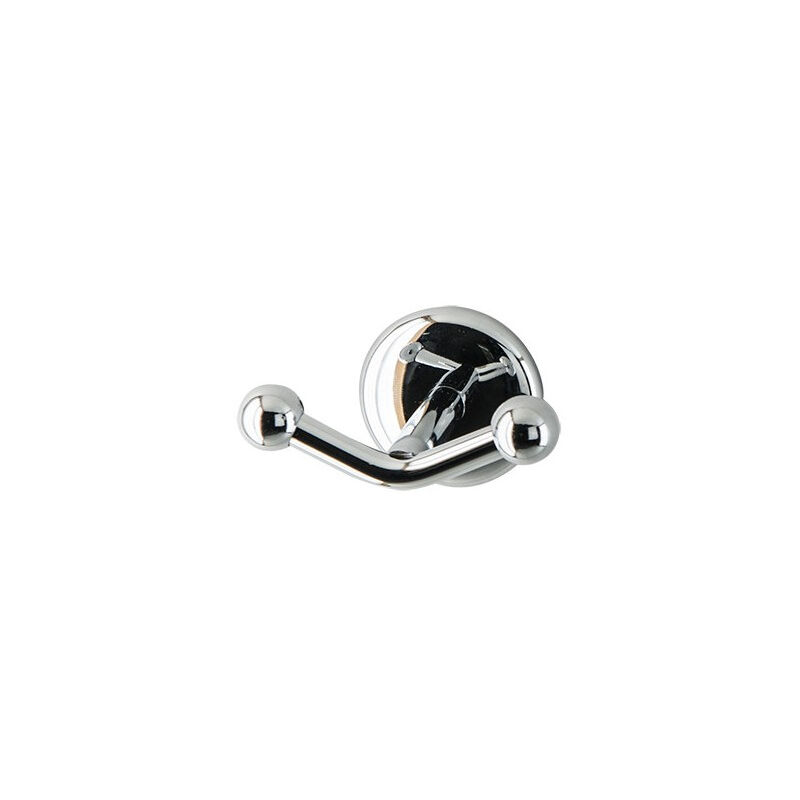 foto del prodotto appendi abito da bagno linea elite in ottone cromato accessori bagno