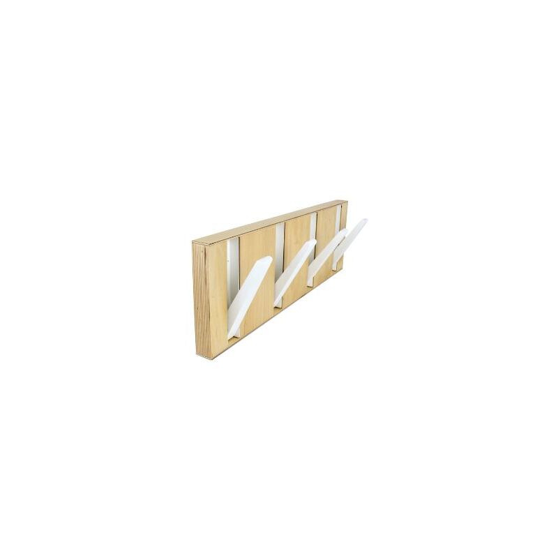 immagine 0 del prodotto appendiabiti a muro in legno sky appendiabiti a due posti bianco grigio